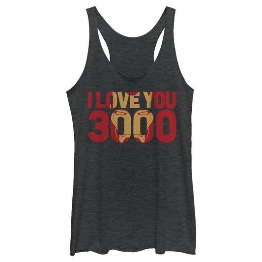 Junior's Marvel Love You 3000 Tank Top